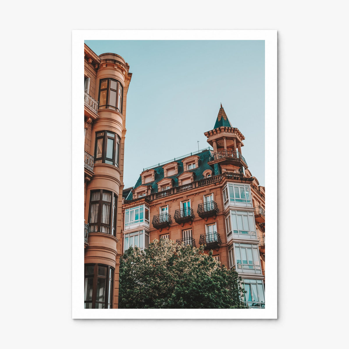 San Sebastián Photo No 1 Poster, print only (unframed), white border