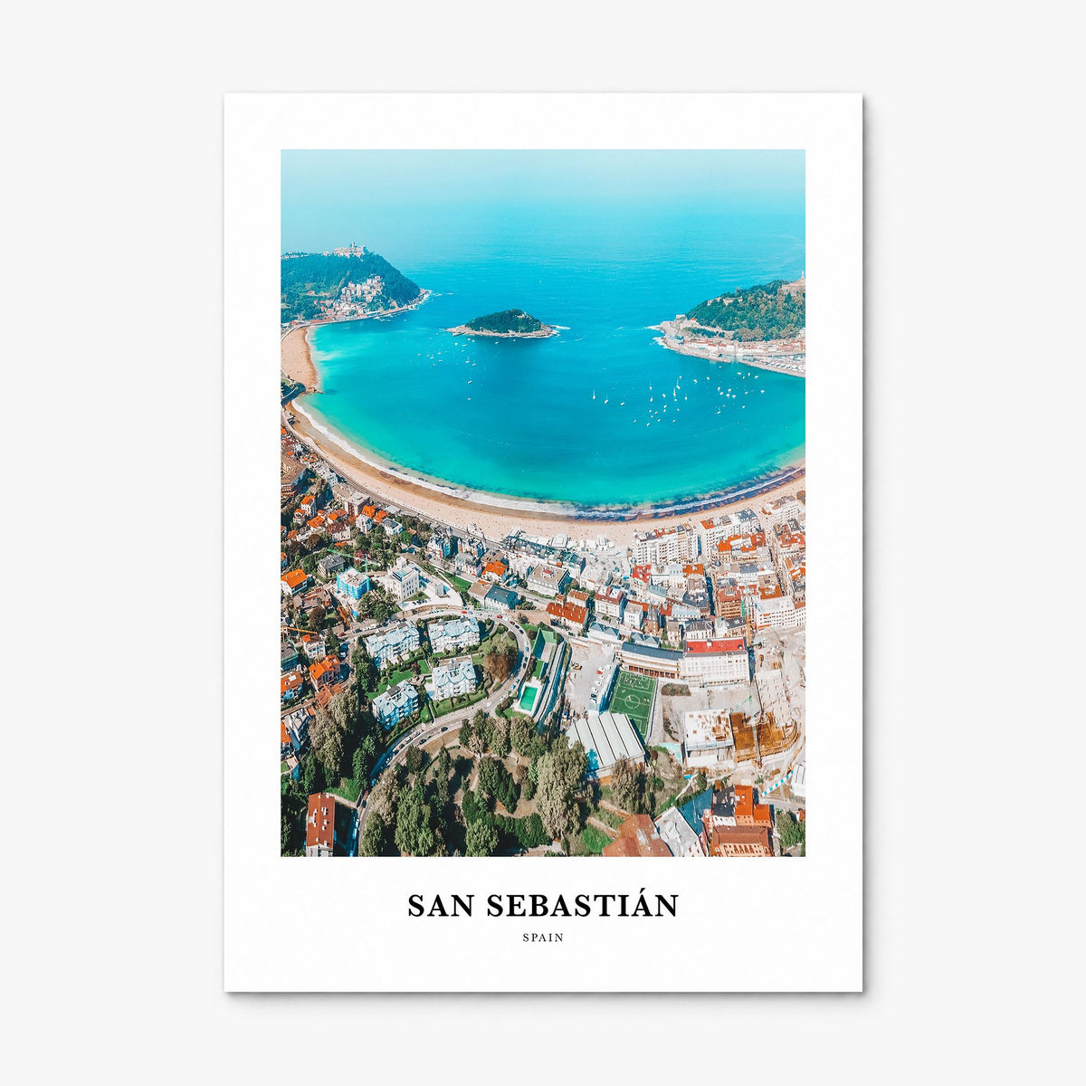 San Sebastián Classic Poster, print only (unframed)