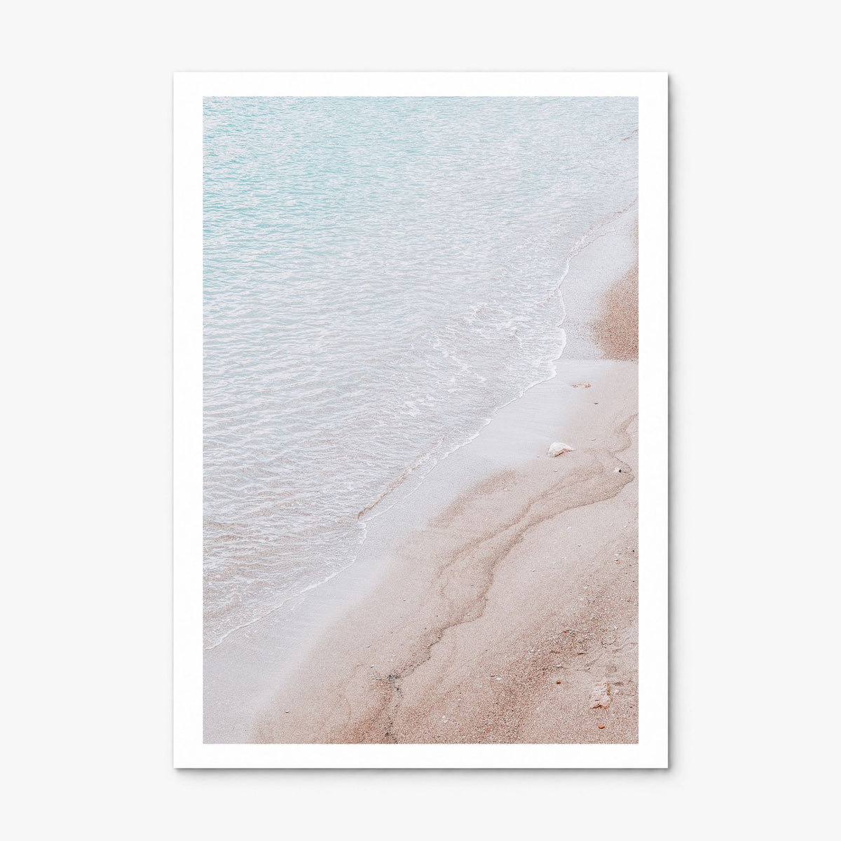 Sandy Beach Photo No 3 Poster, print only (unframed), white border