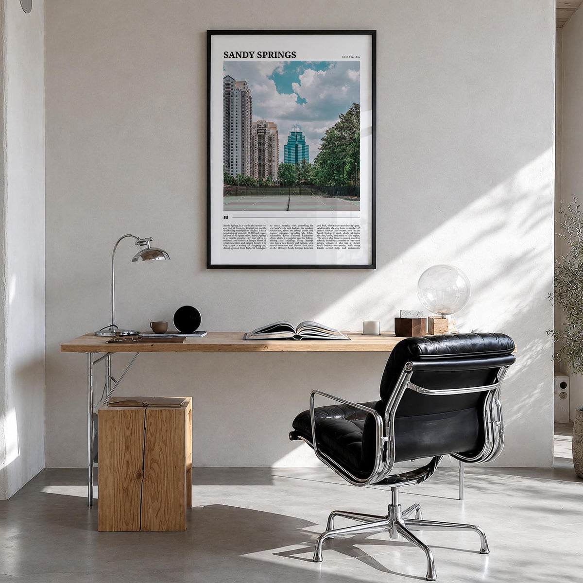Sandy Springs Travel Poster