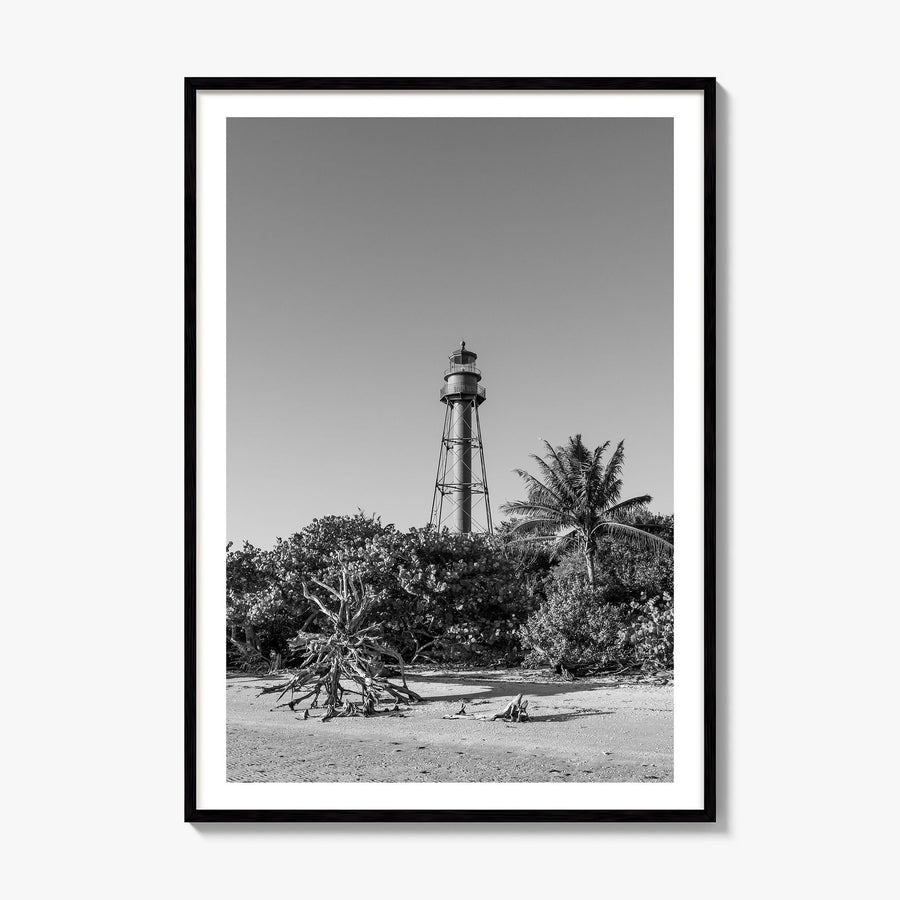 Sanibel Photo Poster, framed poster mockup, white border