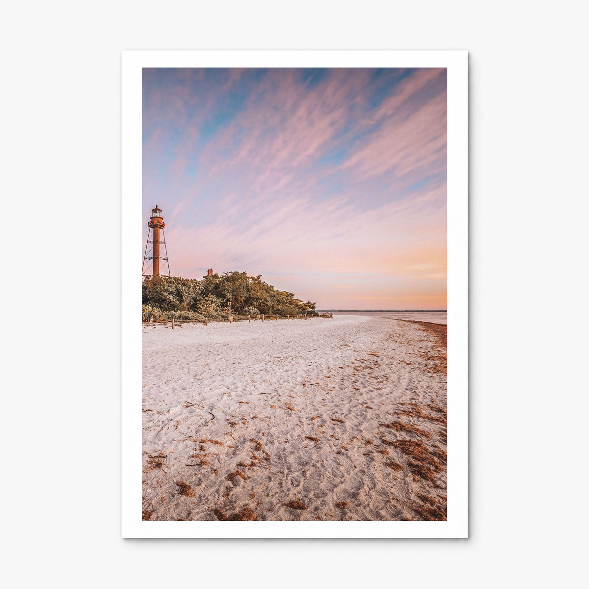 Sanibel Photo Poster, print only (unframed), white border