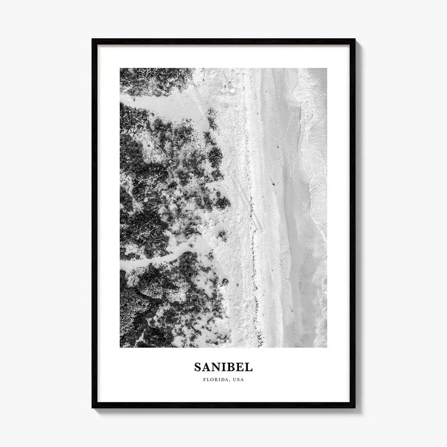 Sanibel Classic Poster, framed poster mockup