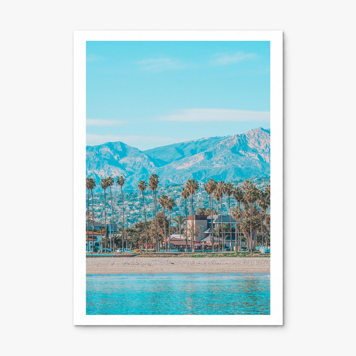 Santa Barbara Photo No 1 Poster, print only (unframed), white border