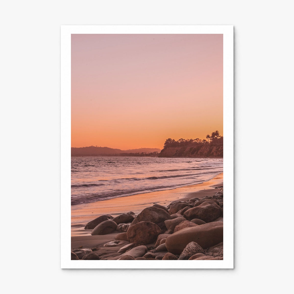 Santa Barbara Photo No 2 Poster, print only (unframed), white border