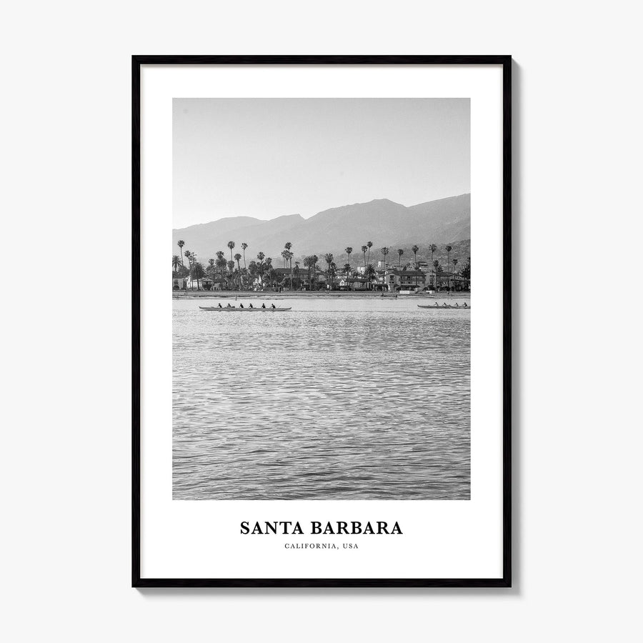 Santa Barbara Classic No 1 Poster, framed poster mockup