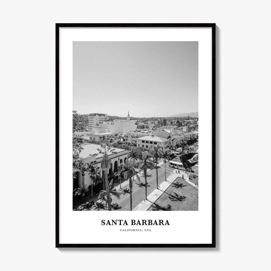 Santa Barbara Classic No 2 Poster, framed poster mockup