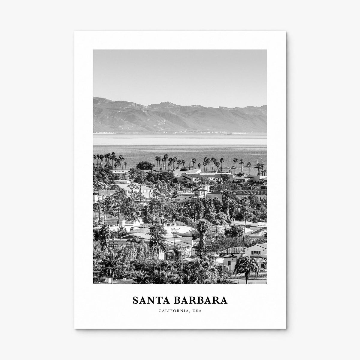 Santa Barbara Classic No 3 Poster, print only (unframed)