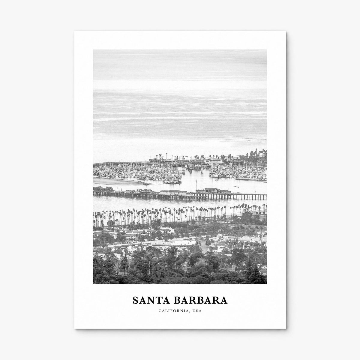 Santa Barbara Classic No 4 Poster, print only (unframed)