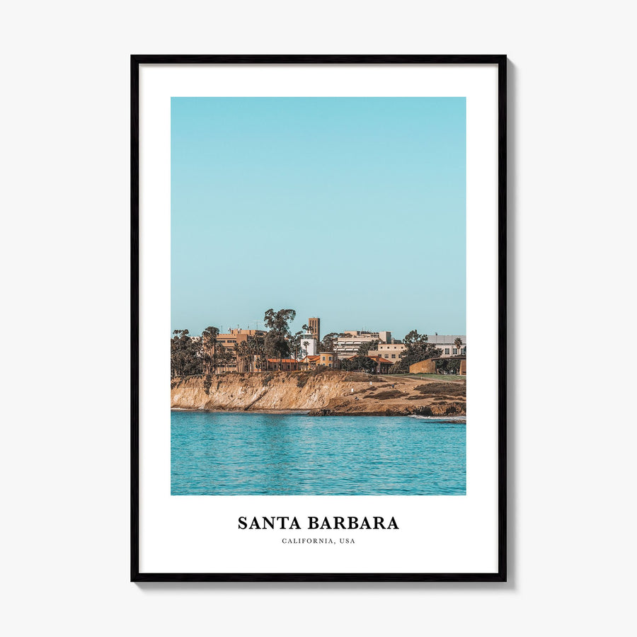 Santa Barbara Classic No 2 Poster, framed poster mockup