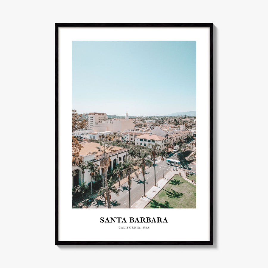 Santa Barbara Classic No 3 Poster, framed poster mockup