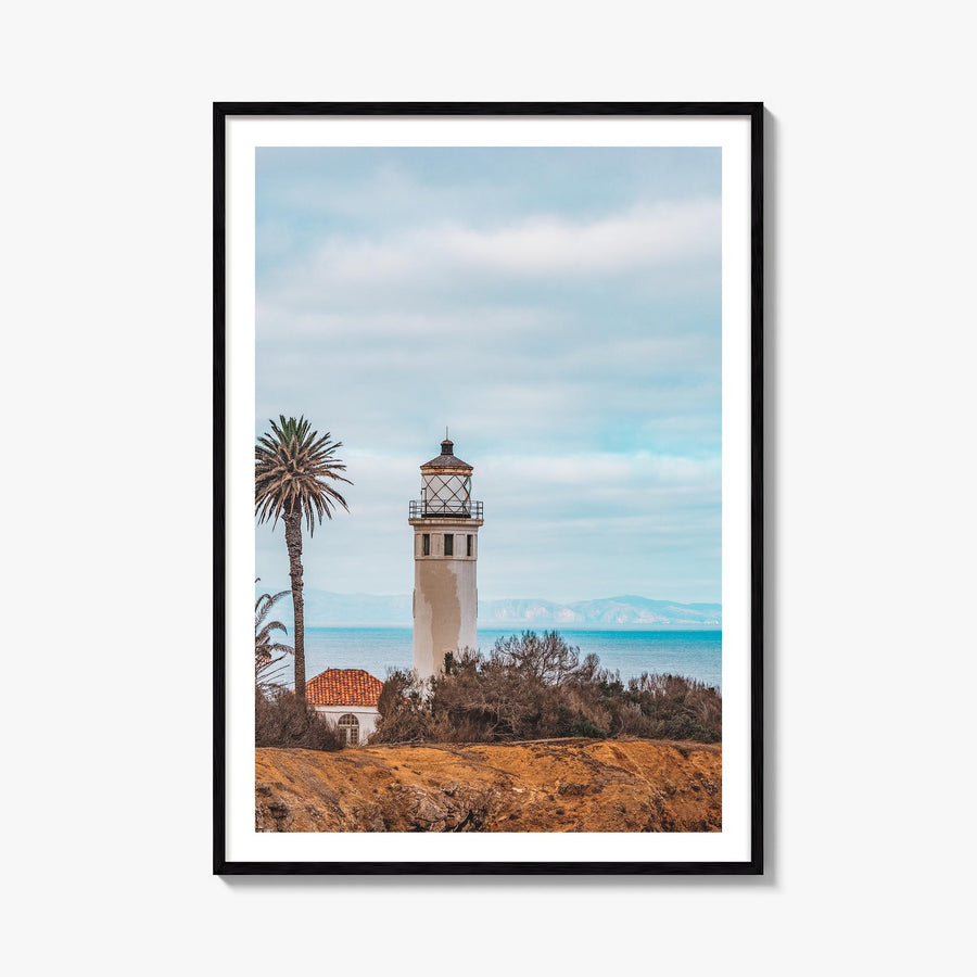 Santa Catalina Island colorful photo poster of California, USA – vertical wall art, unframed print shown in interior mockup