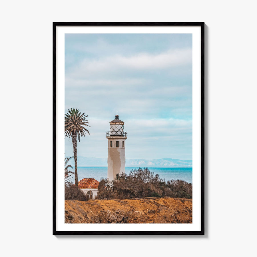 Santa Catalina Island Photo Poster, framed poster mockup, white border