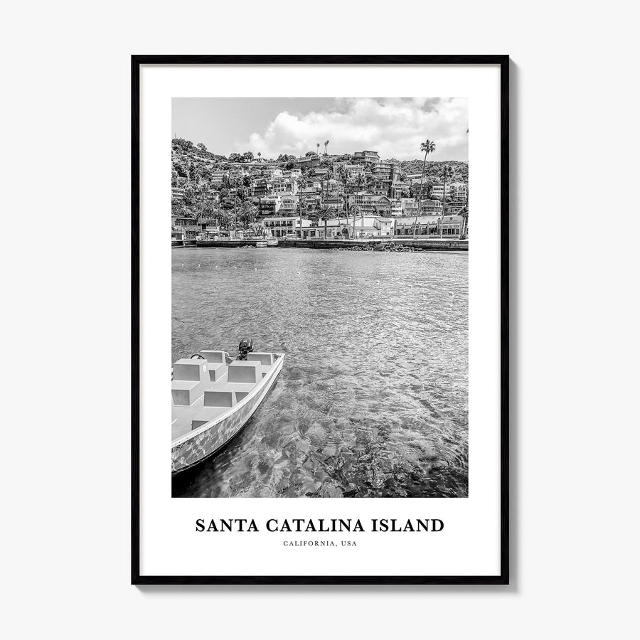 Santa Catalina Island Classic No 1 Poster, framed poster mockup
