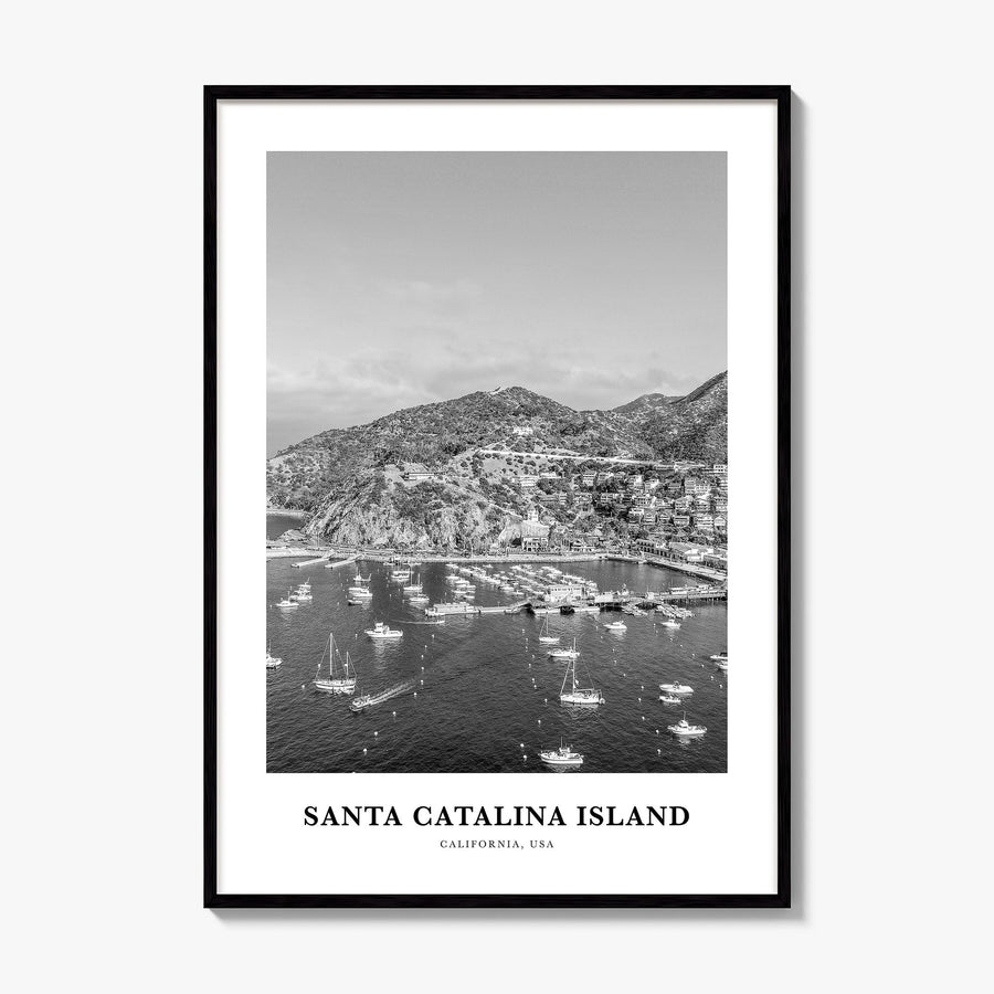 Santa Catalina Island Classic No 2 Poster, framed poster mockup