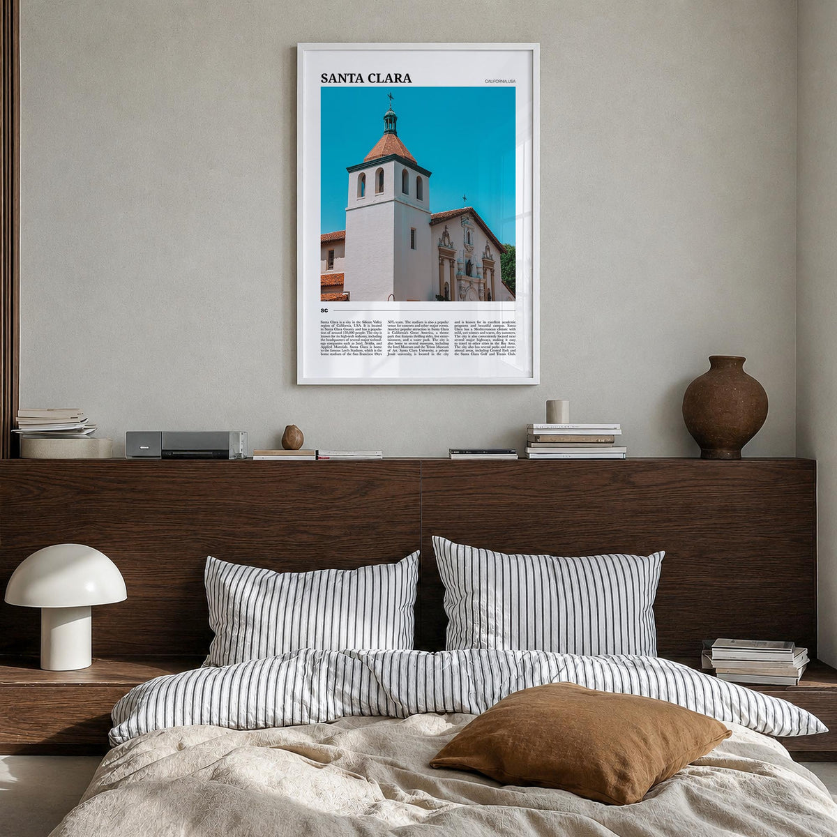 Santa Clara Travel Poster