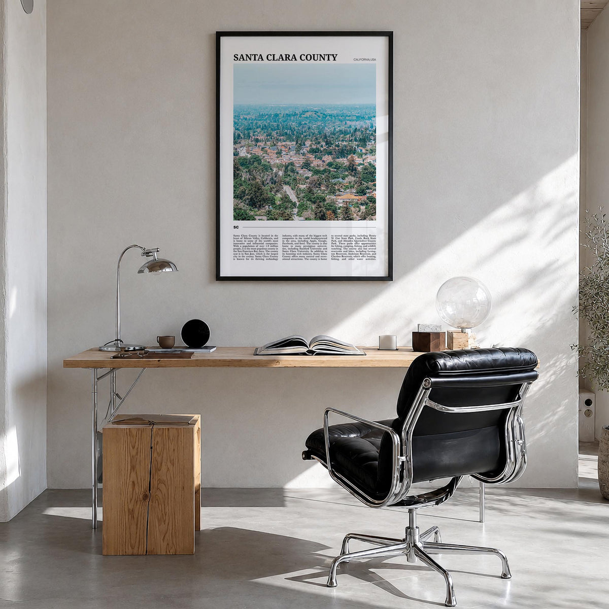 Santa Clara County Travel Poster