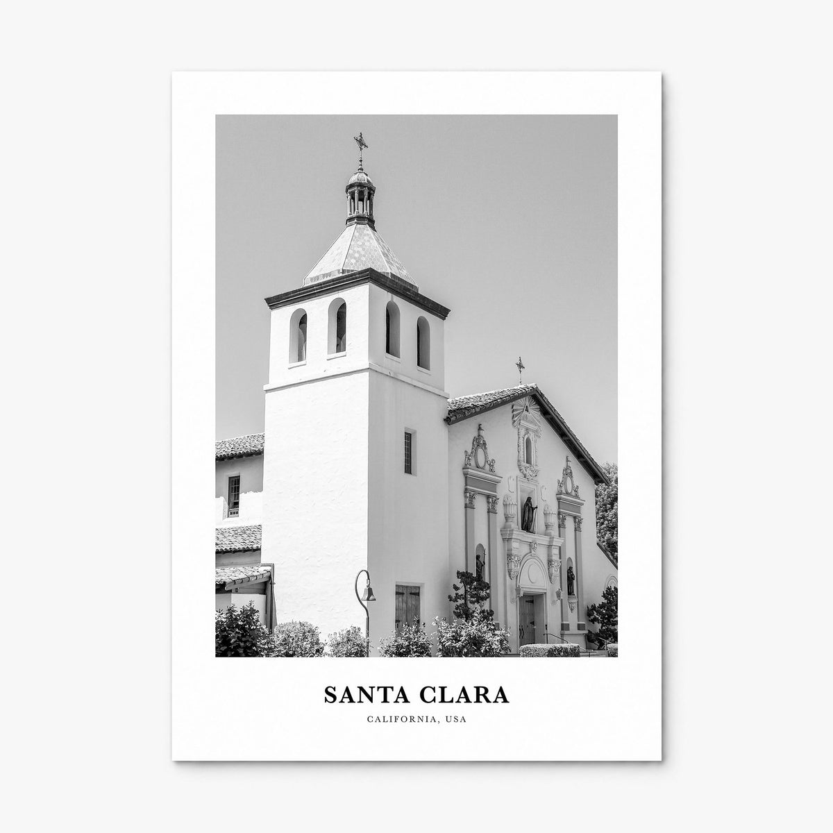 Santa Clara Classic Poster, print only (unframed)