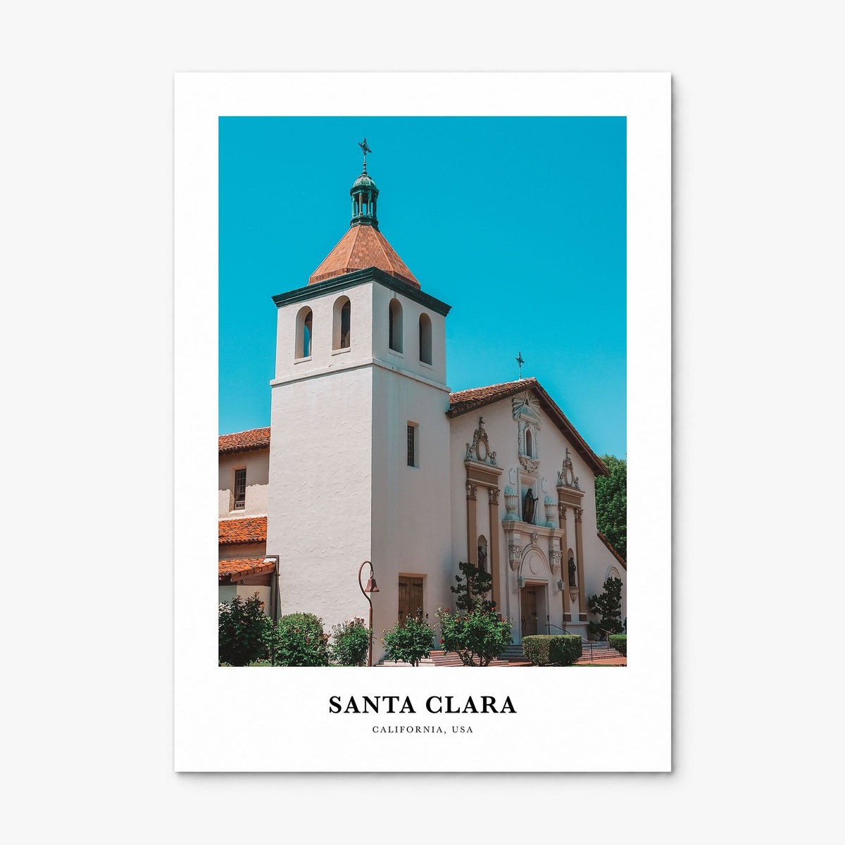 Santa Clara Classic Poster, print only (unframed)