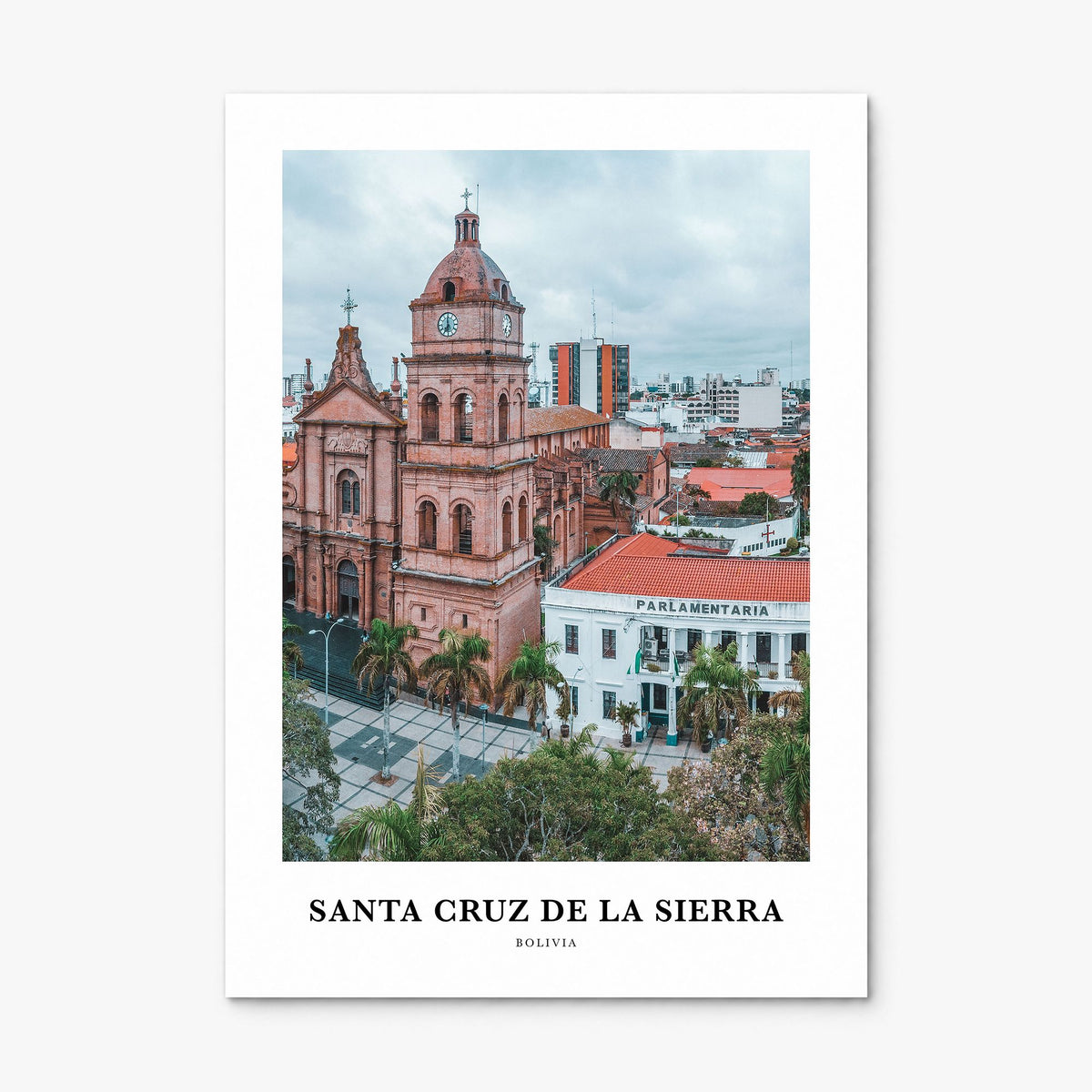 Santa Cruz de la Sierra Classic Poster, print only (unframed)