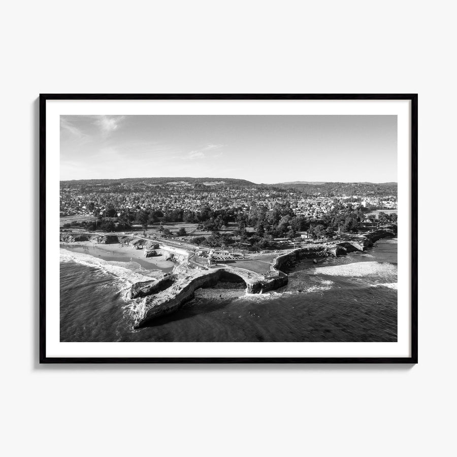 Santa Cruz, California Photo Poster, framed poster mockup, white border