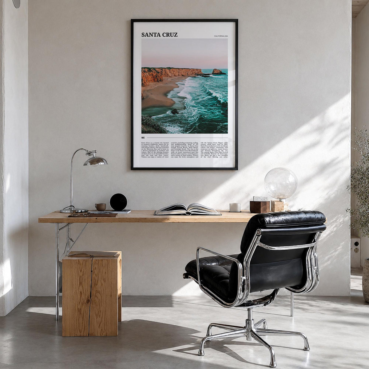 Santa Cruz, California Travel No 1 Poster