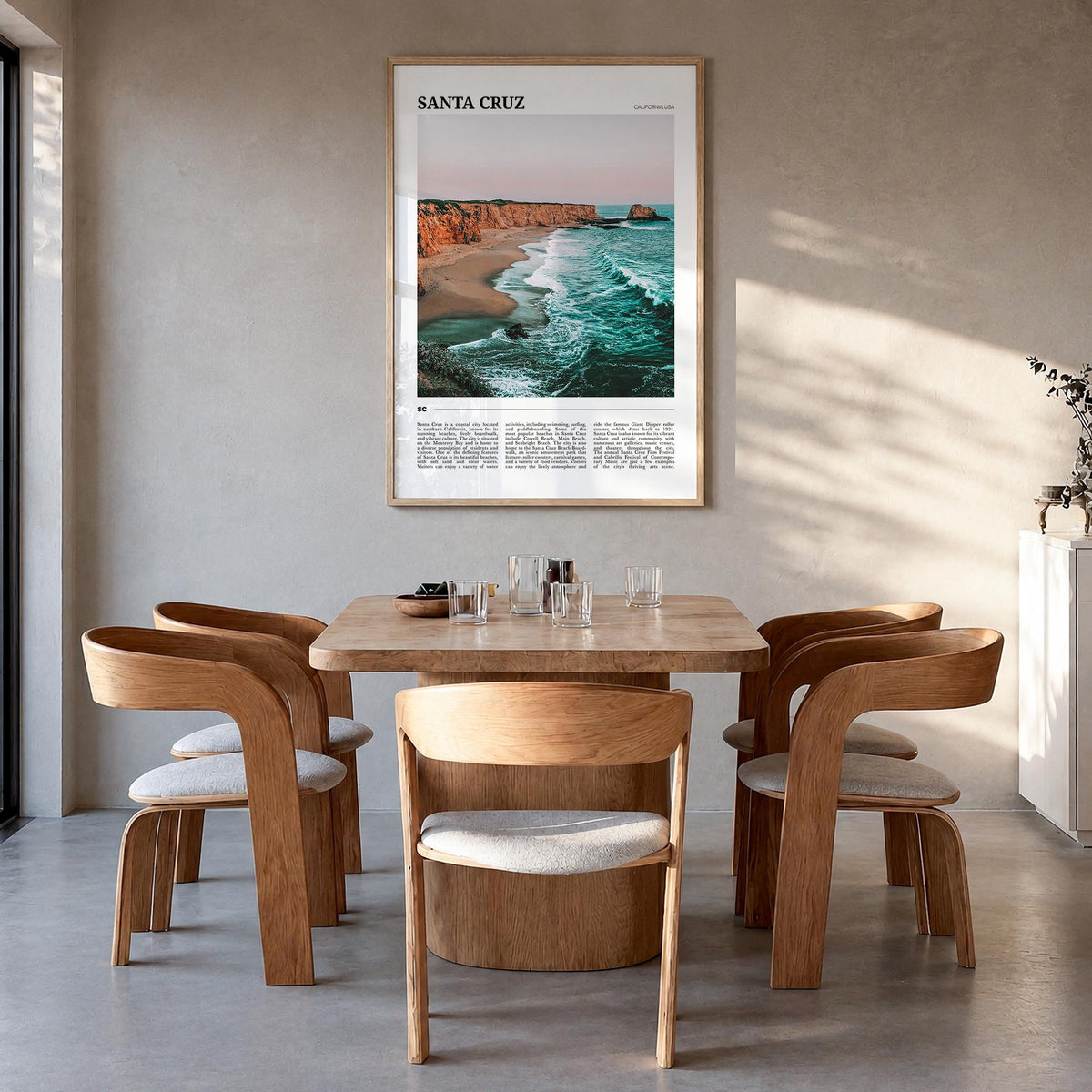 Santa Cruz, California Travel No 1 Poster