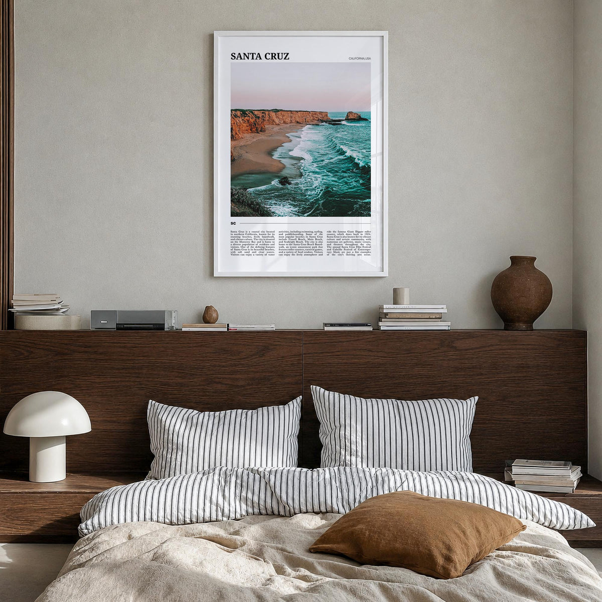 Santa Cruz, California Travel No 1 Poster