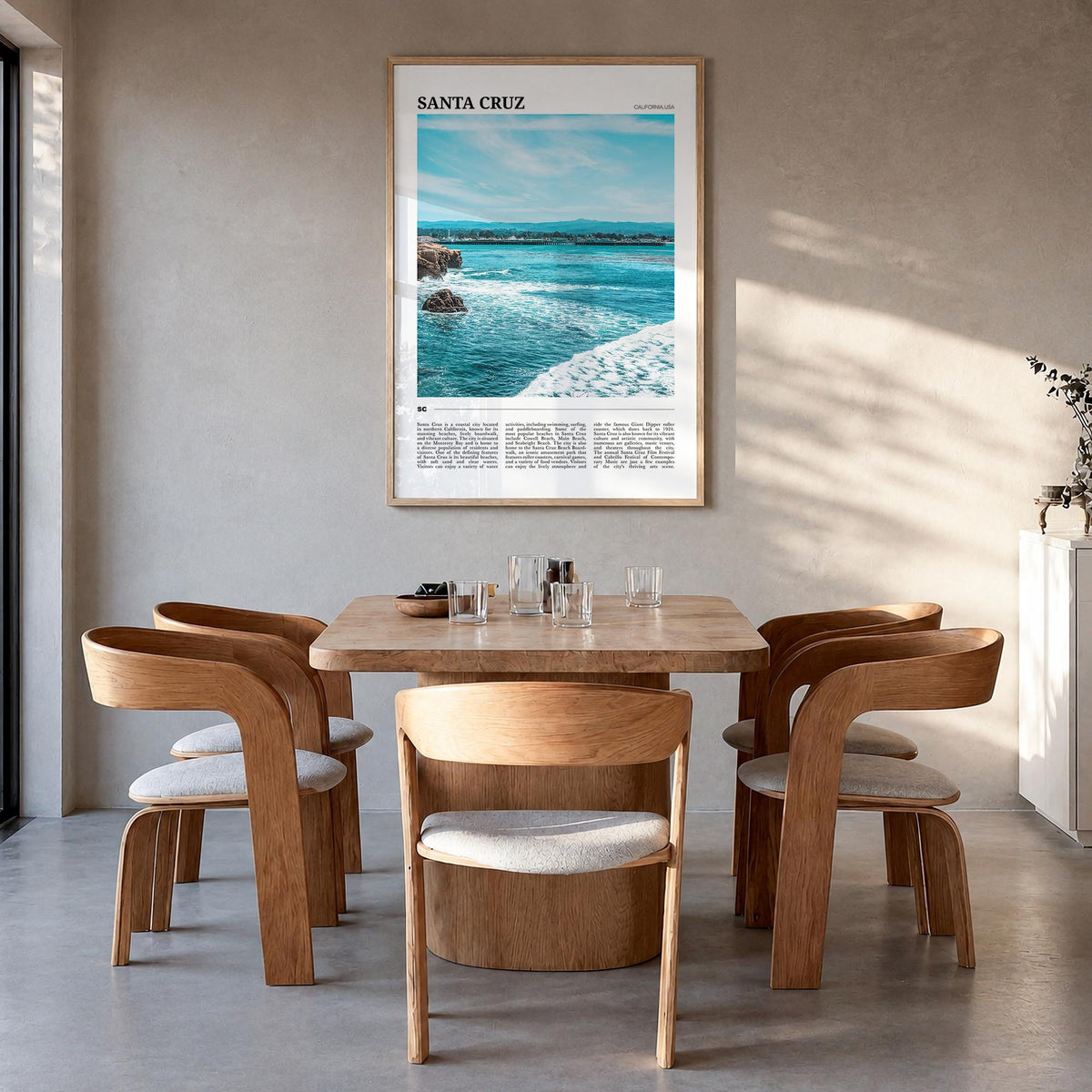 Santa Cruz, California Travel No 2 Poster