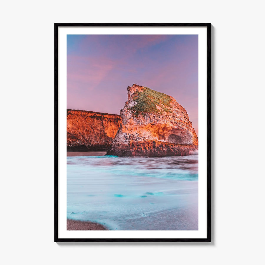 Santa Cruz, California Photo No 3 Poster, framed poster mockup, white border