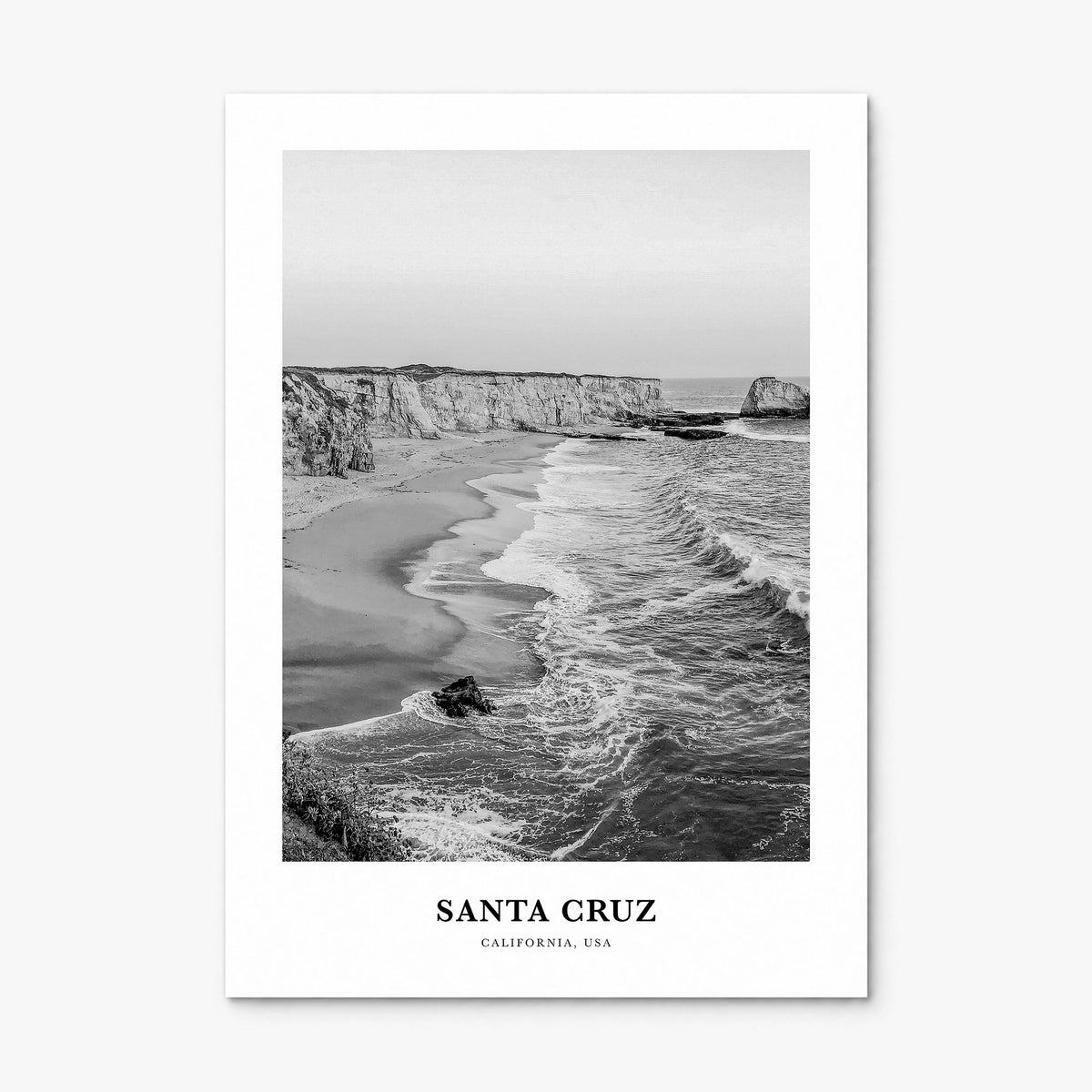 Santa Cruz, California Classic No 3 Poster, print only (unframed)