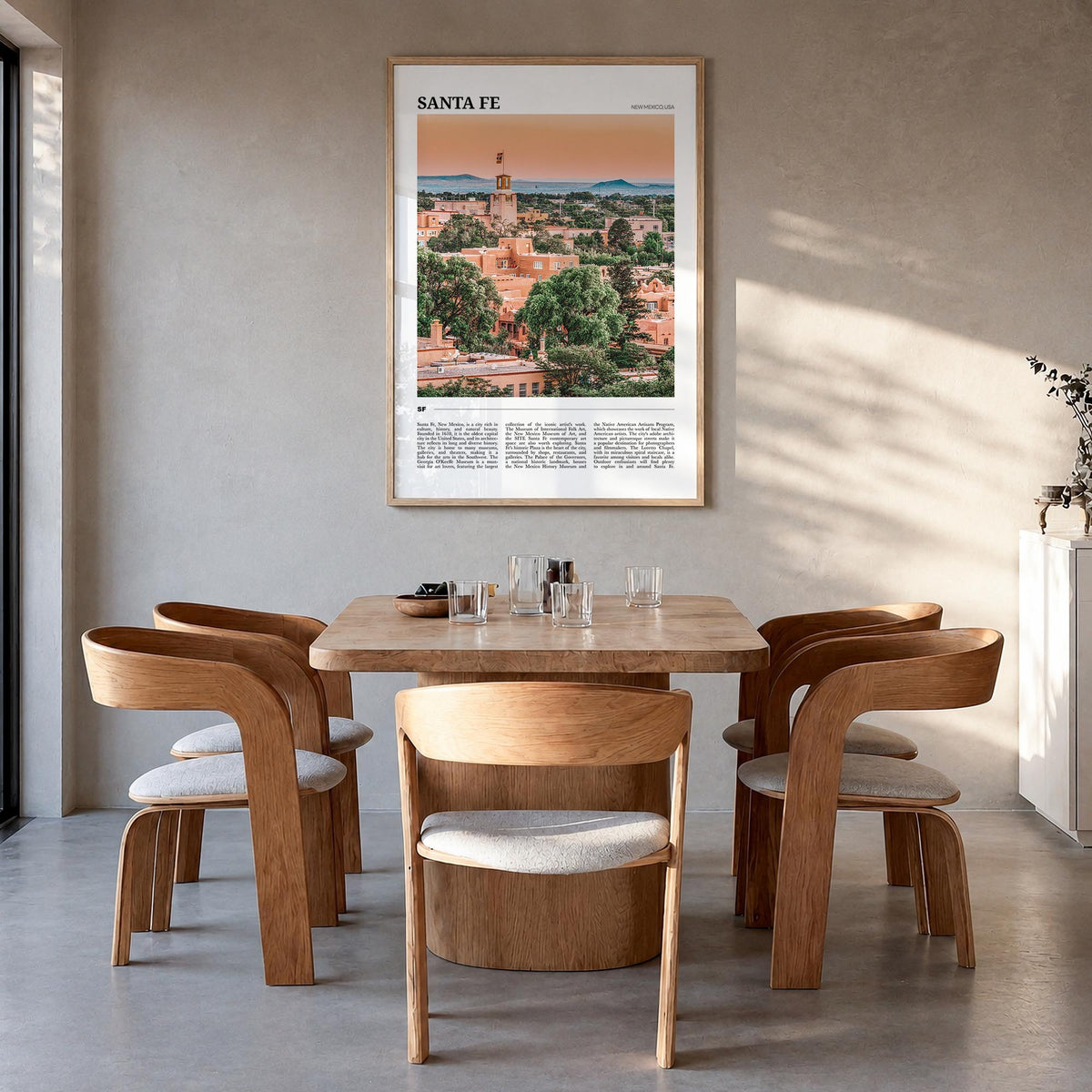 Santa Fe Travel Poster