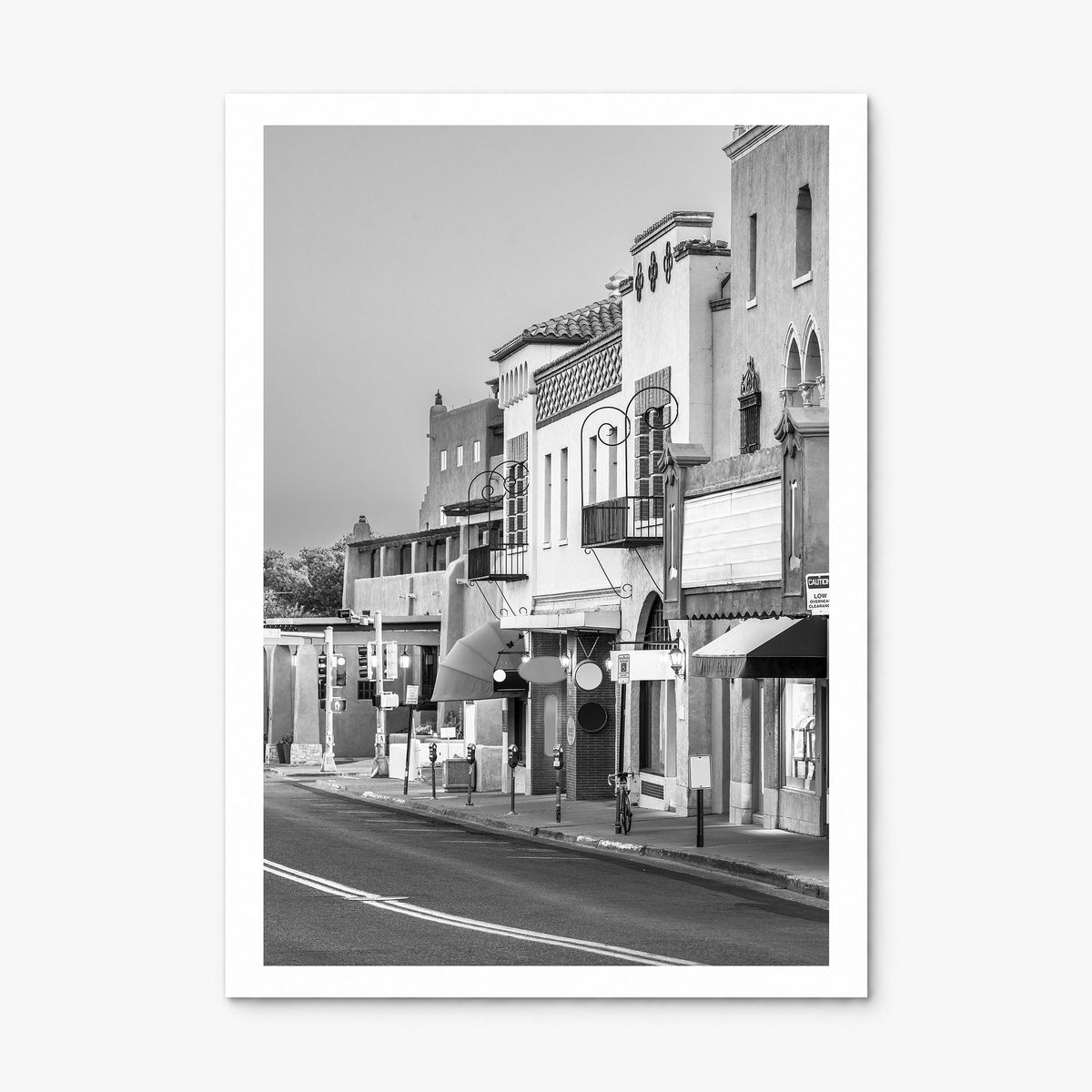 Santa Fe Photo Poster, print only (unframed), white border