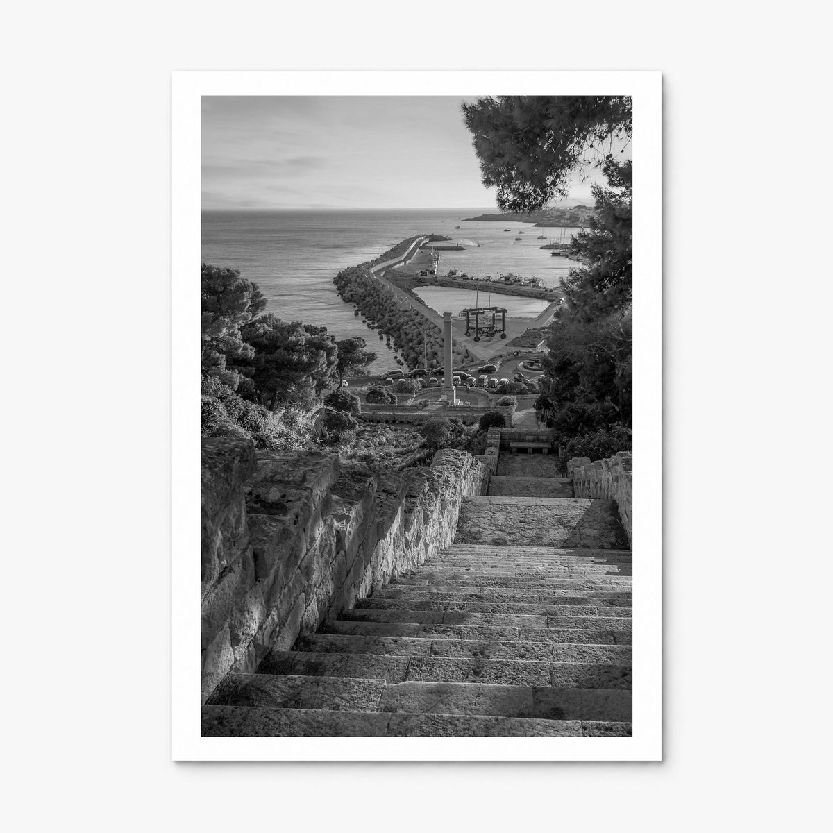 Santa Maria di Leuca Photo Poster, print only (unframed), white border
