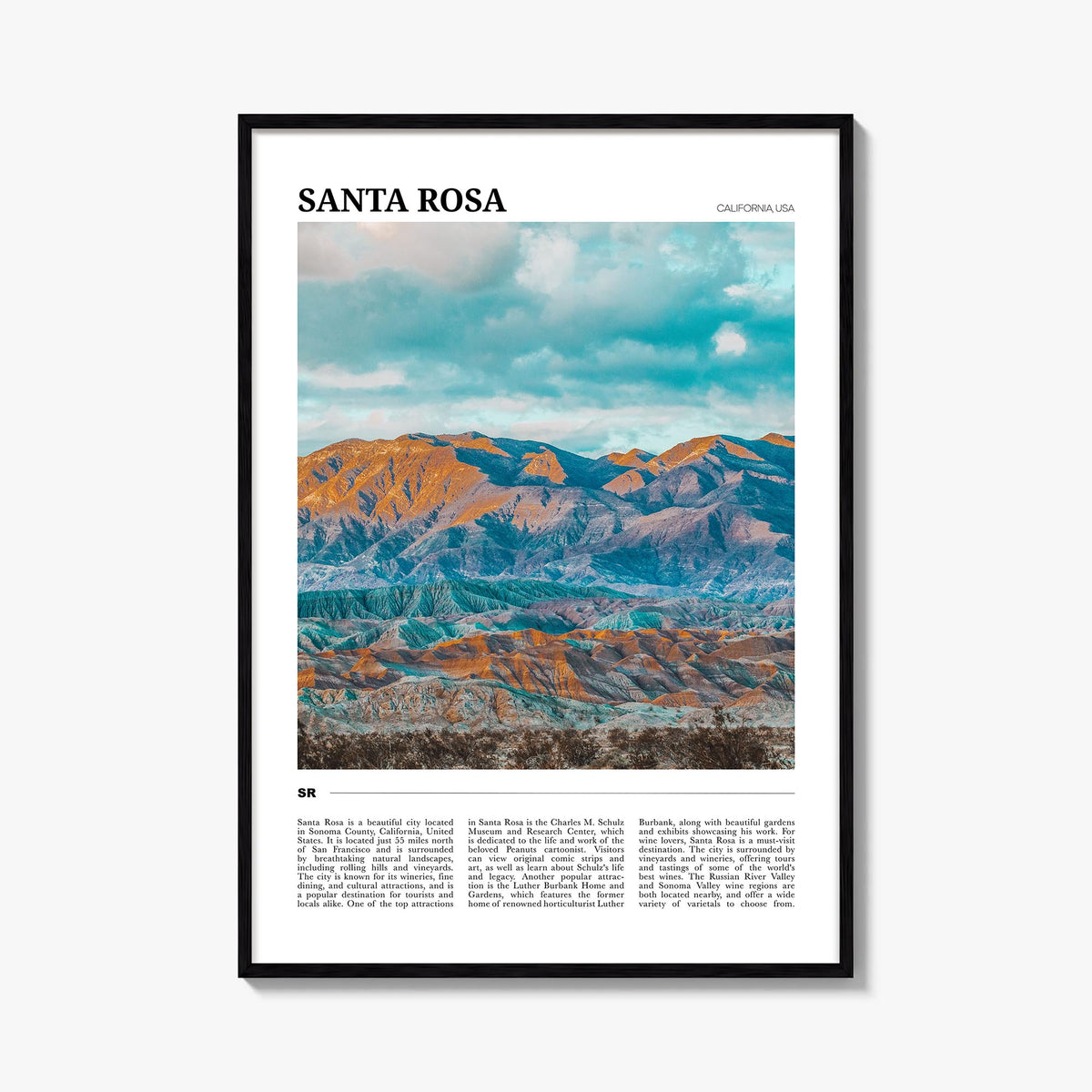Santa Rosa Travel No 1 Poster