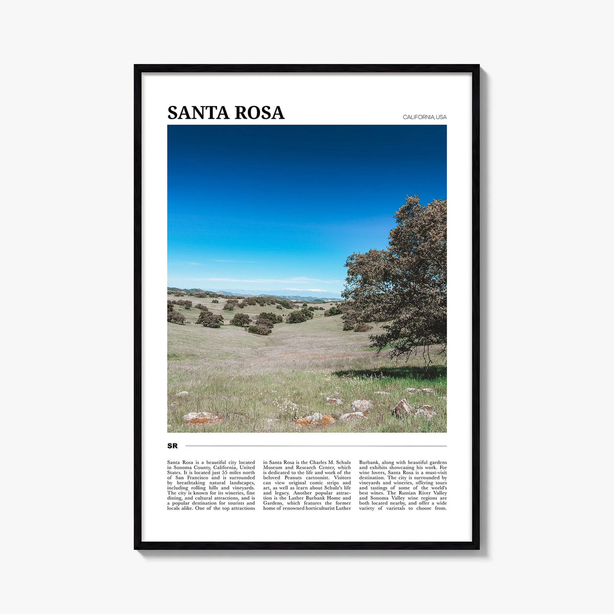 Santa Rosa Travel No 2 Poster