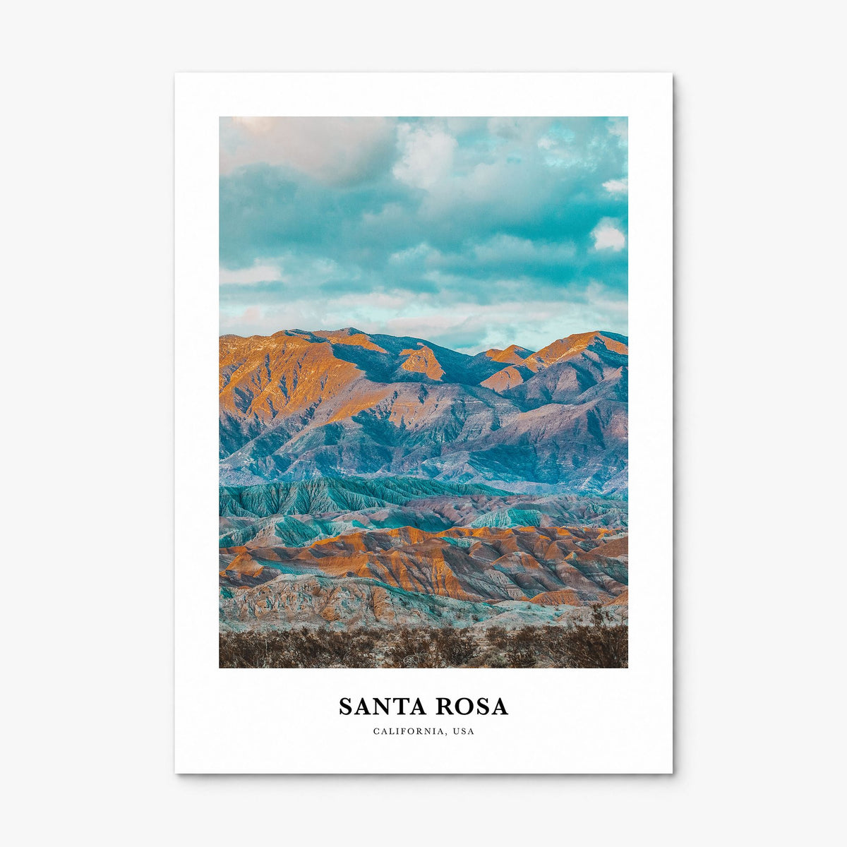 Santa Rosa Classic No 1 Poster, print only (unframed)