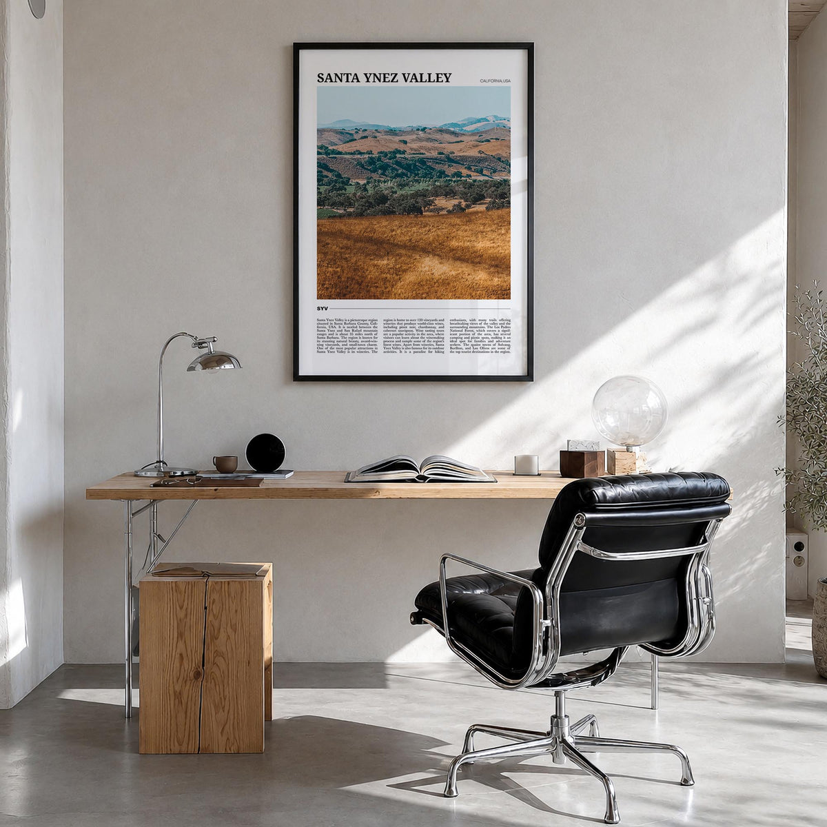 Santa Ynez Valley Travel Poster