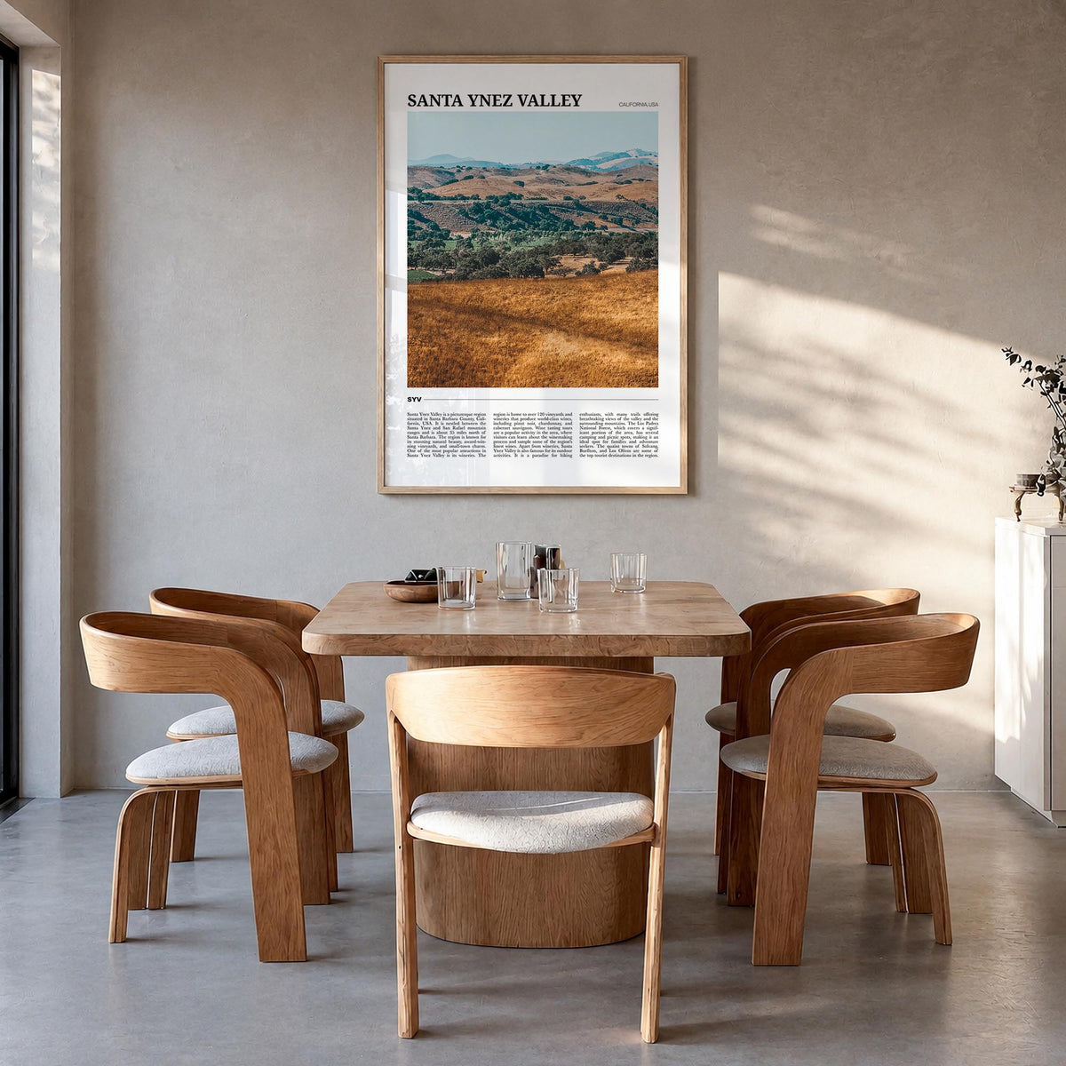 Santa Ynez Valley Travel Poster