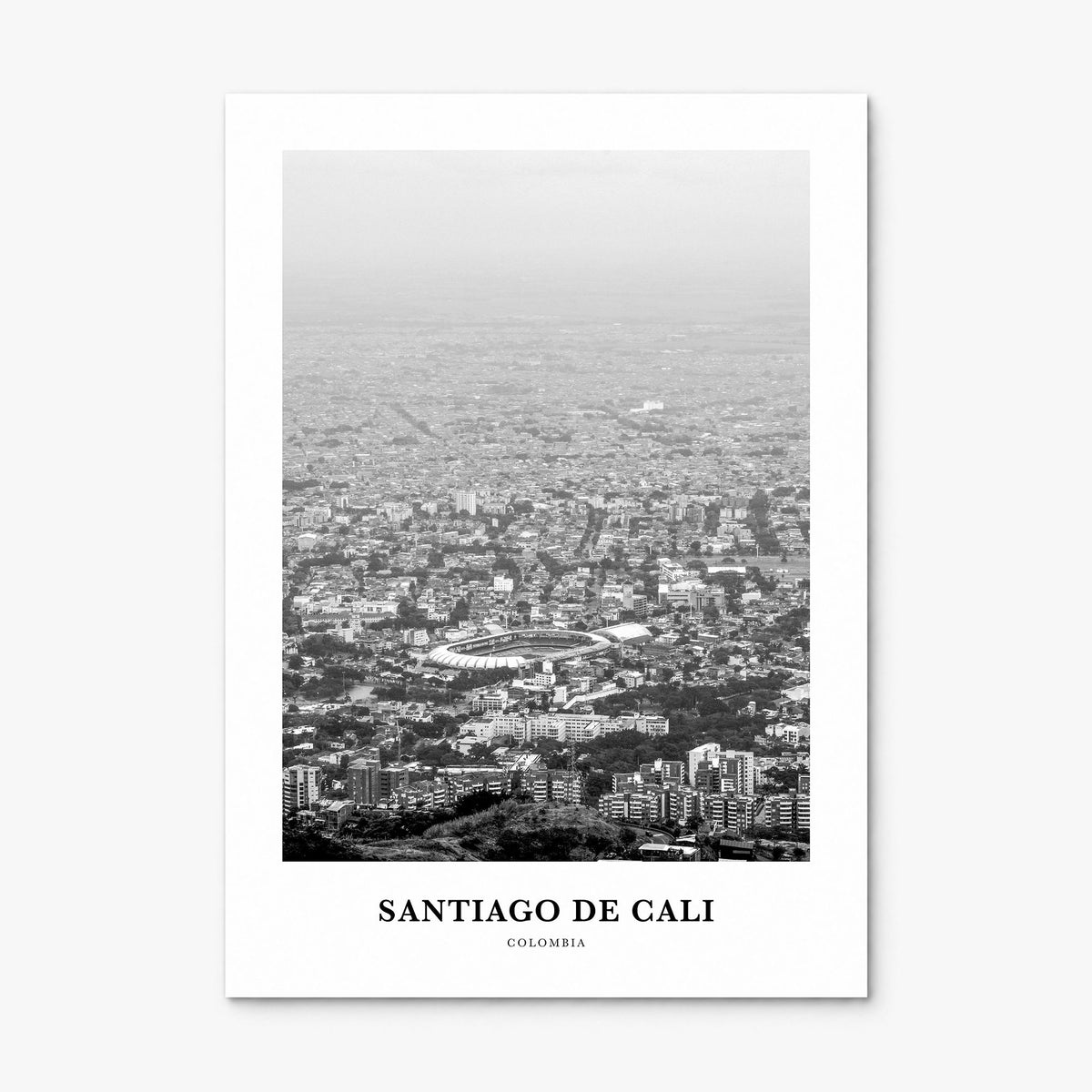 Santiago de Cali Classic Poster, print only (unframed)