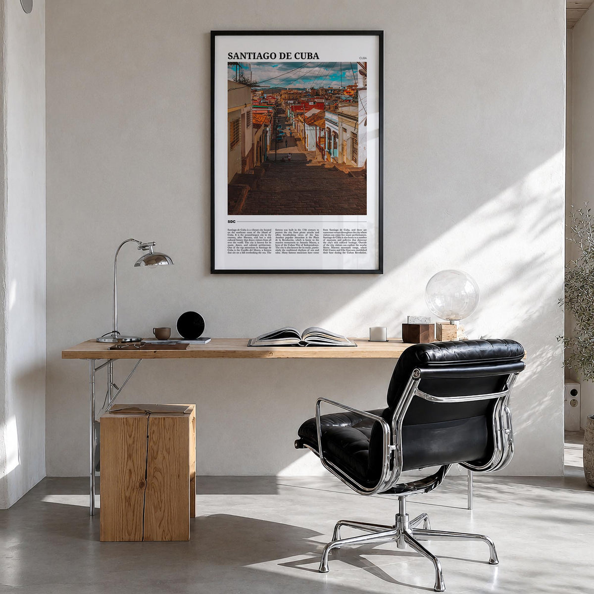 Santiago de Cuba Travel Poster
