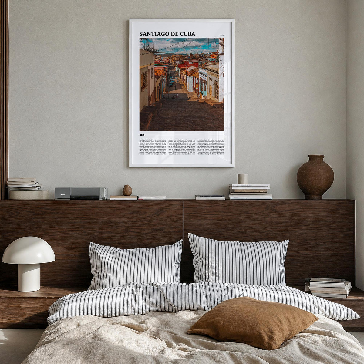 Santiago de Cuba Travel Poster