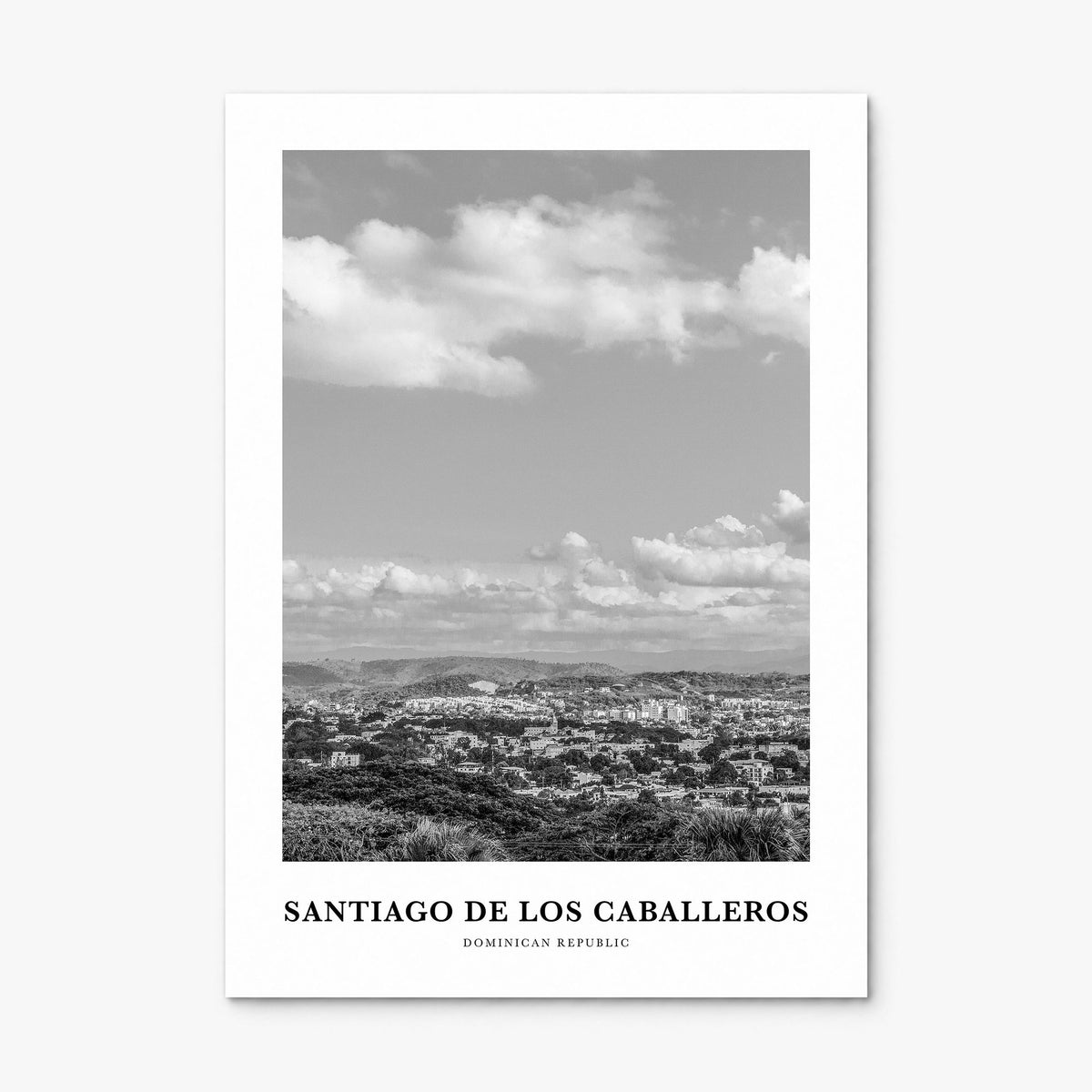 Santiago de los Caballeros Classic Poster, print only (unframed)
