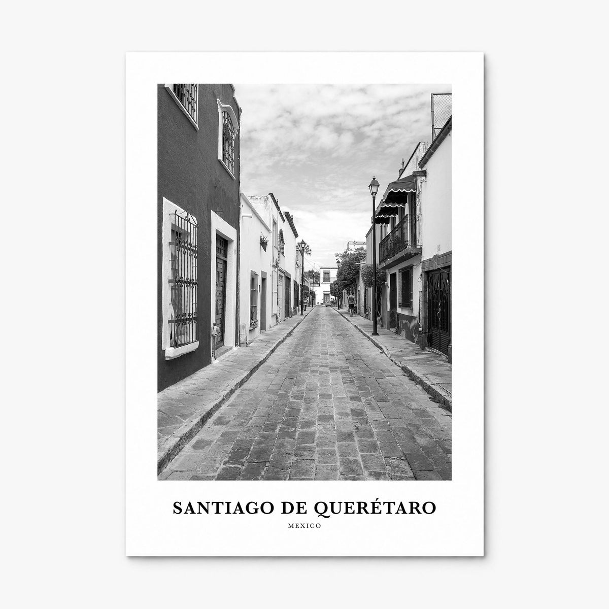 Santiago de Querétaro Classic Poster, print only (unframed)