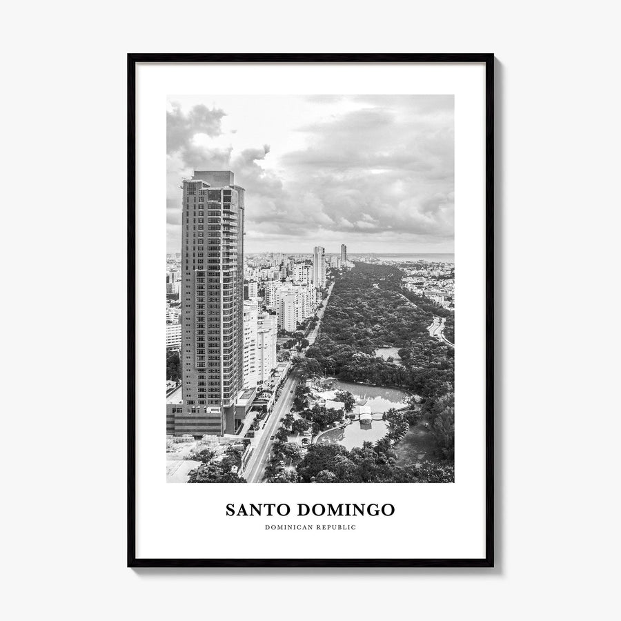 Santo Domingo Classic Poster, framed poster mockup