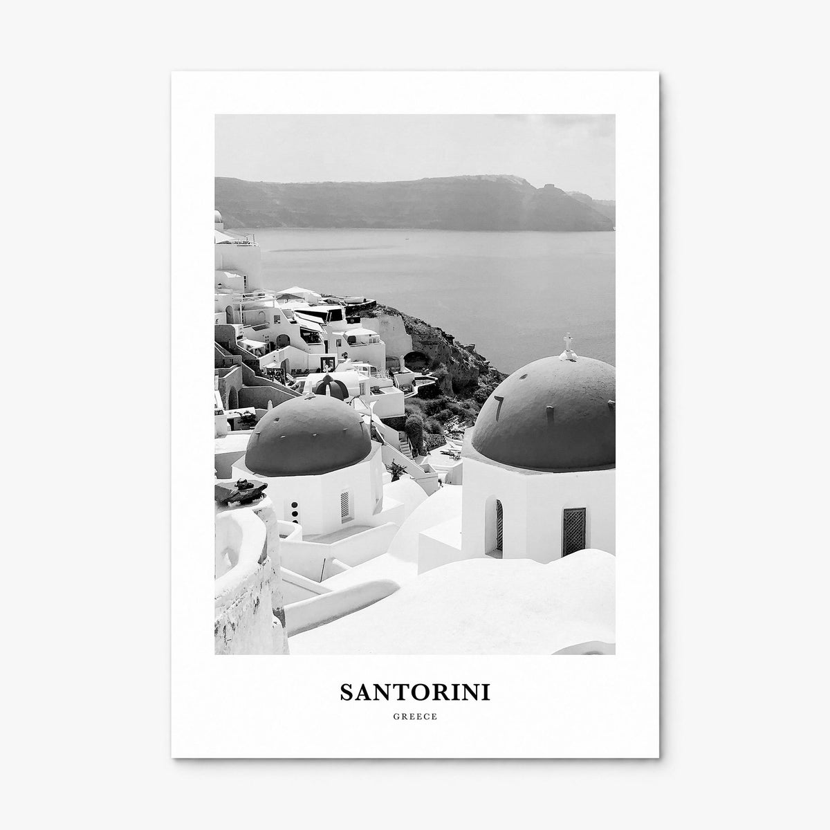Santorini Classic Poster, print only (unframed)