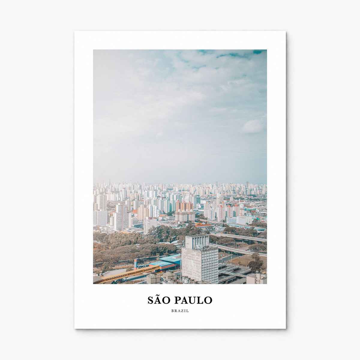 São Paulo Classic No 1 Poster, print only (unframed)