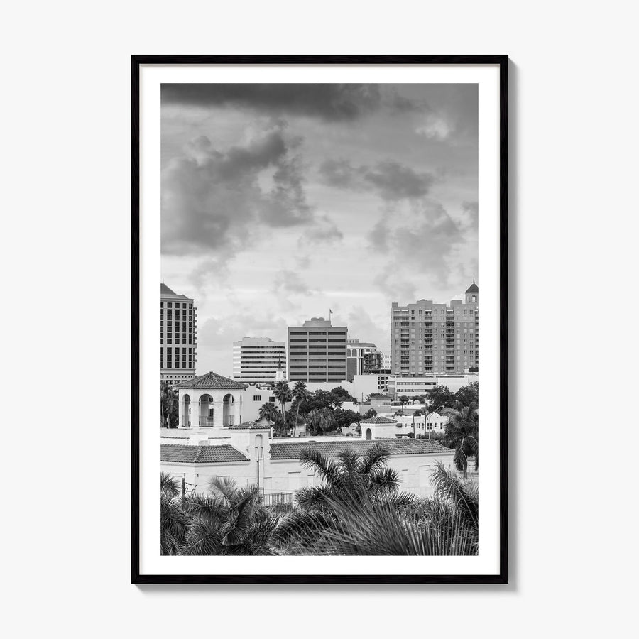 Sarasota Photo Poster, framed poster mockup, white border