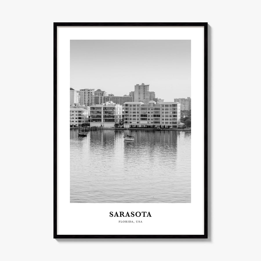 Sarasota Classic No 2 Poster, framed poster mockup