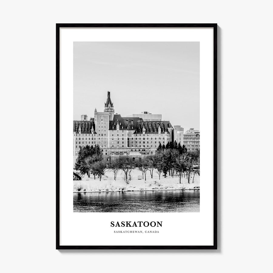 Saskatoon Classic Poster, framed poster mockup